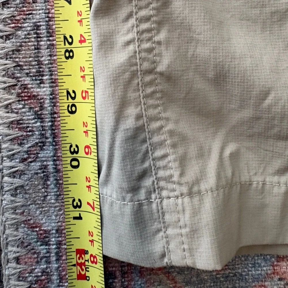 The North Face Womens Convertible Roll Up Hiking Pants Khaki Tan Size 8 Regular